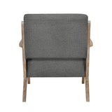 Ollen Dark Gray Accent Chair by Homelegance at Eve Furniture