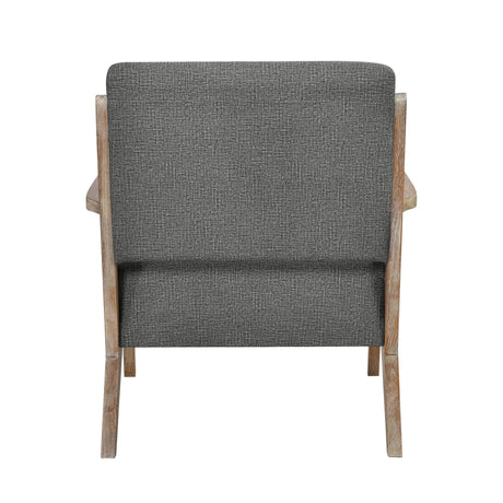 Ollen Dark Gray Accent Chair by Homelegance at Eve Furniture