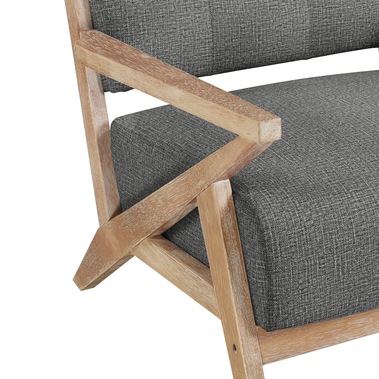 Ollen Dark Gray Accent Chair by Homelegance at Eve Furniture