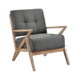 Ollen Dark Gray Accent Chair by Homelegance at Eve Furniture