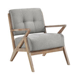 Ollen Gray Accent Chair by Homelegance at Eve Furniture