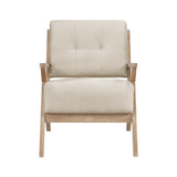 Ollen Sand Accent Chair by Homelegance at Eve Furniture
