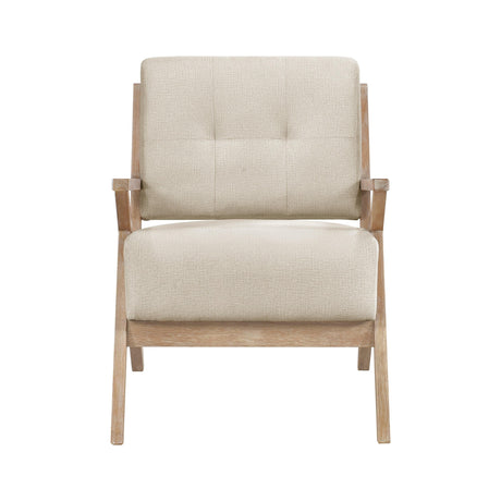 Ollen Sand Accent Chair by Homelegance at Eve Furniture