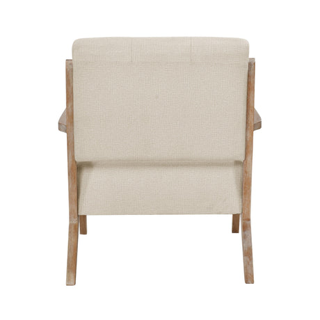 Ollen Sand Accent Chair by Homelegance at Eve Furniture
