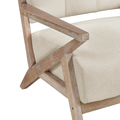 Ollen Sand Accent Chair by Homelegance at Eve Furniture