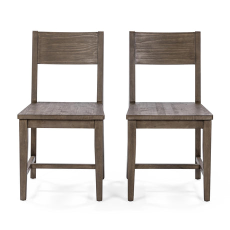 Ollie Dining Chair Set of 2 - Brown
