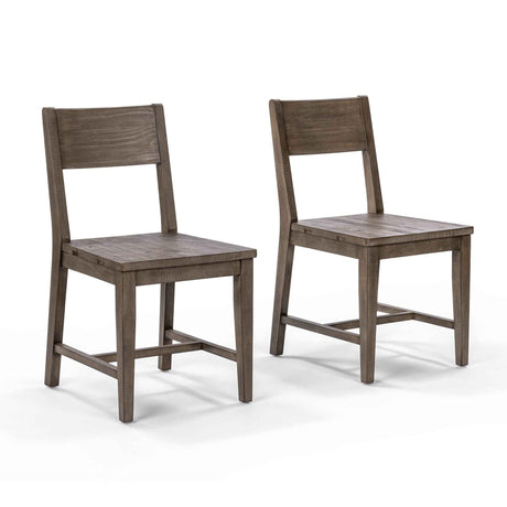 Ollie Dining Chair Set of 2 - Brown