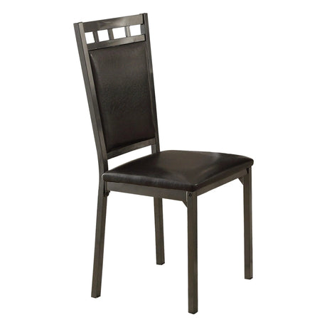 Olney Black/Dark Brown 5-Piece Dining Set by Homelegance at Eve Furniture