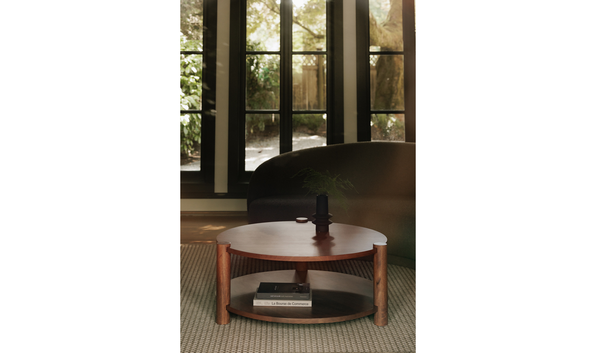 Olsen Coffee Table Vintage Brown by Moe's Home at Eve Furniture