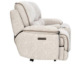 Olsen Dove 3-Piece Dual-Power Zero-Gravity Modular Reclining Console Loveseat by Steve Silver at Eve Furniture