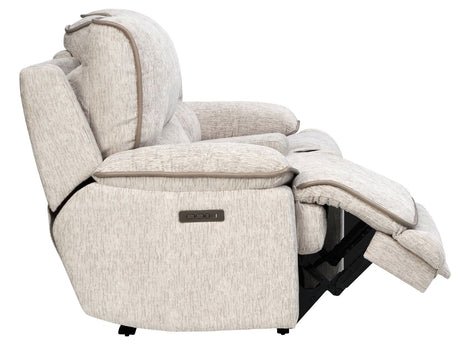 Olsen Dove 3-Piece Dual-Power Zero-Gravity Modular Reclining Console Loveseat by Steve Silver at Eve Furniture