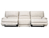 Olsen Dove 3-Piece Dual-Power Zero-Gravity Modular Reclining Sofa by Steve Silver at Eve Furniture