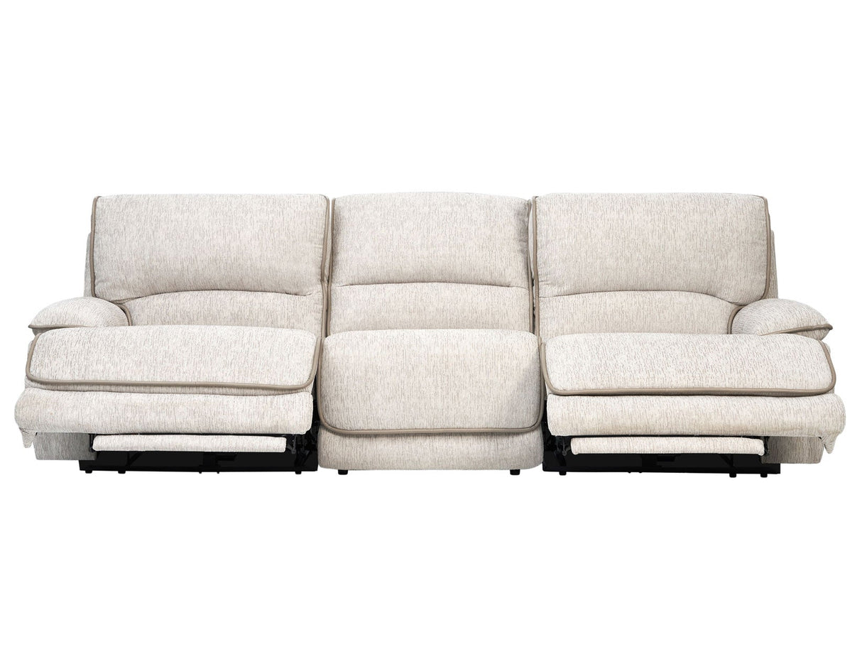 Olsen Dove 3-Piece Dual-Power Zero-Gravity Reclining Set by Steve Silver at Eve Furniture