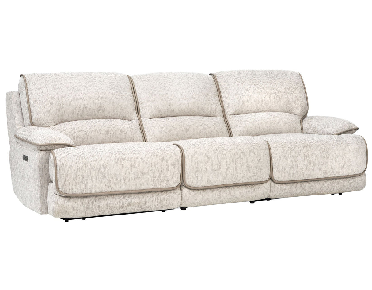 Olsen Dove 3-Piece Dual-Power Zero-Gravity Reclining Set by Steve Silver at Eve Furniture