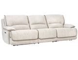 Olsen Dove 3-Piece Dual-Power Zero-Gravity Reclining Set by Steve Silver at Eve Furniture