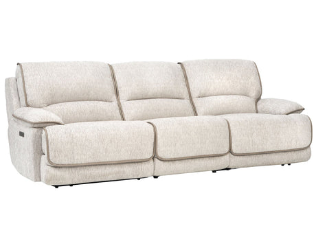 Olsen Dove 3-Piece Dual-Power Zero-Gravity Reclining Set by Steve Silver at Eve Furniture