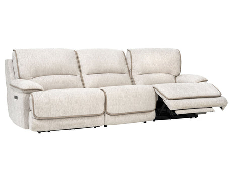 Olsen Dove 3-Piece Dual-Power Zero-Gravity Reclining Set by Steve Silver at Eve Furniture