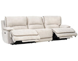 Olsen Dove 3-Piece Dual-Power Zero-Gravity Reclining Set by Steve Silver at Eve Furniture