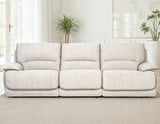 Olsen Dove 3-Piece Dual-Power Zero-Gravity Reclining Set by Steve Silver at Eve Furniture