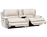 Olsen Dove 3-Piece Dual-Power Zero-Gravity Reclining Set by Steve Silver at Eve Furniture