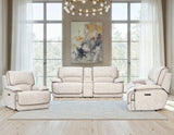 Olsen Dove 3-Piece Dual-Power Zero-Gravity Reclining Set by Steve Silver at Eve Furniture