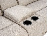 Olsen Dove 6-Piece Dual-Power Zero-Gravity Reclining Sectional by Steve Silver at Eve Furniture