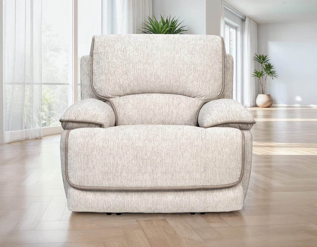 Olsen Dove Dual-Power Zero-Gravity Recliner by Steve Silver at Eve Furniture