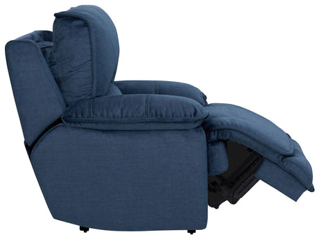 Olsen Indigo Dual-Power Zero-Gravity Recliner by Steve Silver at Eve Furniture