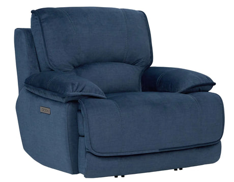 Olsen Indigo Dual-Power Zero-Gravity Reclining Set by Steve Silver at Eve Furniture