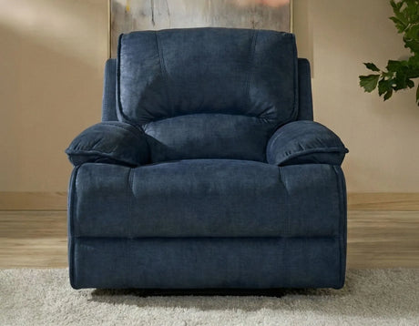 Olsen Indigo Dual-Power Zero-Gravity Reclining Set by Steve Silver at Eve Furniture