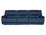 Olsen Indigo Dual-Power Zero-Gravity Reclining Set by Steve Silver at Eve Furniture