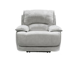Olsen Silver 3-Piece Dual-Power Zero-Gravity Reclining Set by Steve Silver at Eve Furniture