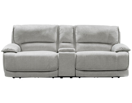 Olsen Silver 3-Piece Dual-Power Zero-Gravity Reclining Set by Steve Silver at Eve Furniture
