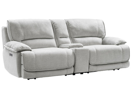 Olsen Silver 3-Piece Dual-Power Zero-Gravity Reclining Set by Steve Silver at Eve Furniture