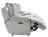 Olsen Silver 3-Piece Dual-Power Zero-Gravity Reclining Set by Steve Silver at Eve Furniture