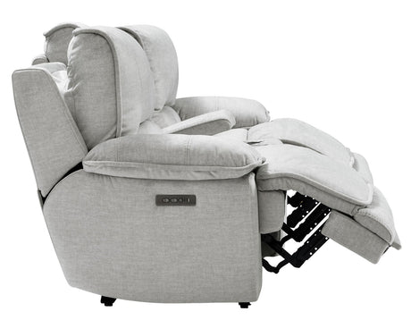 Olsen Silver 3-Piece Dual-Power Zero-Gravity Reclining Set by Steve Silver at Eve Furniture