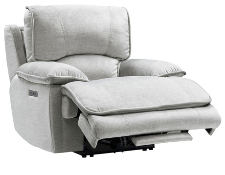 Olsen Silver 3-Piece Dual-Power Zero-Gravity Reclining Set by Steve Silver at Eve Furniture