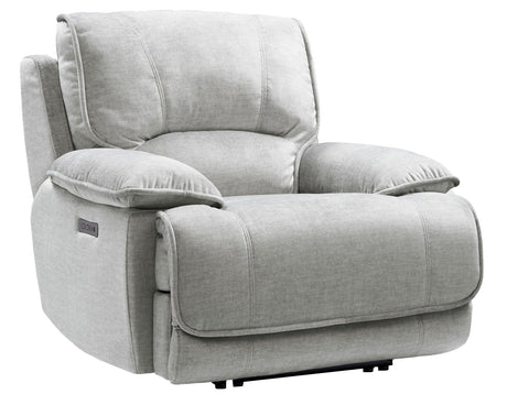 Olsen Silver 3-Piece Dual-Power Zero-Gravity Reclining Set by Steve Silver at Eve Furniture