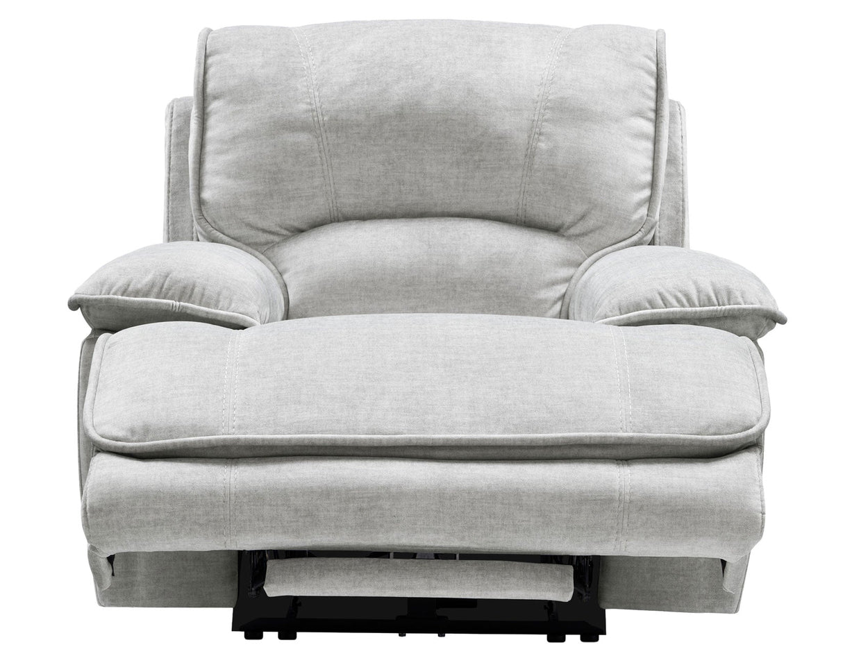 Olsen Silver 3-Piece Dual-Power Zero-Gravity Reclining Set by Steve Silver at Eve Furniture