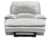 Olsen Silver 3-Piece Dual-Power Zero-Gravity Reclining Set by Steve Silver at Eve Furniture