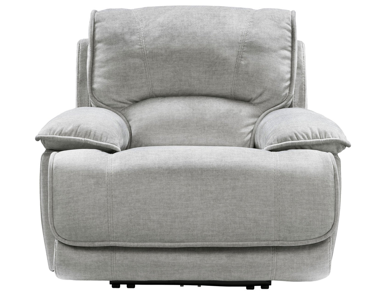 Olsen Silver 3-Piece Dual-Power Zero-Gravity Reclining Set by Steve Silver at Eve Furniture