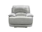 Olsen Silver Recliner, Dual-Power Zero-Gravity by Steve Silver at Eve Furniture