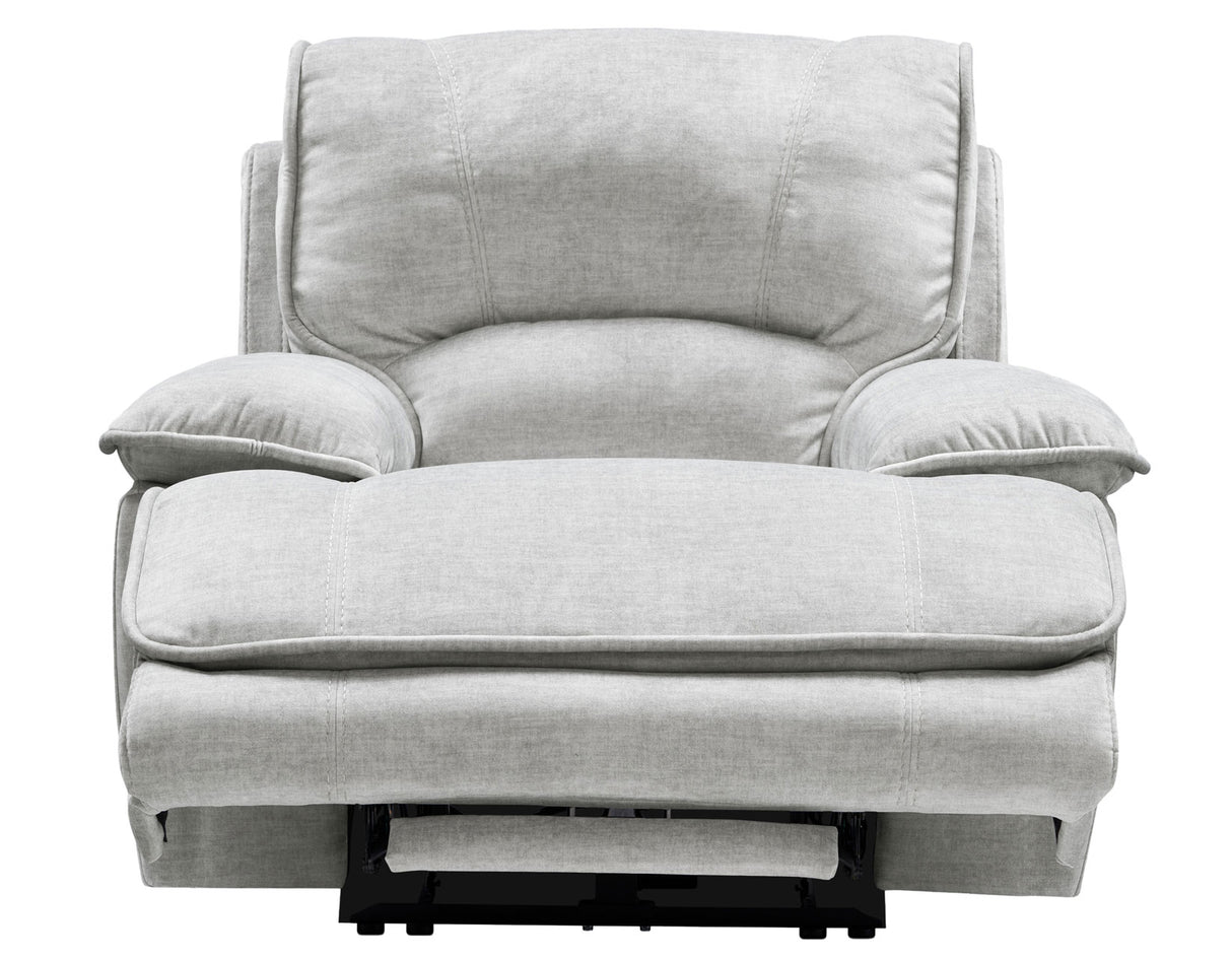 Olsen Silver Recliner, Dual-Power Zero-Gravity by Steve Silver at Eve Furniture