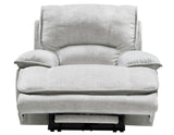 Olsen Silver Recliner, Dual-Power Zero-Gravity by Steve Silver at Eve Furniture
