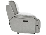 Olsen Silver Recliner, Dual-Power Zero-Gravity by Steve Silver at Eve Furniture