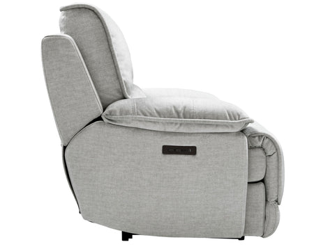 Olsen Silver Recliner, Dual-Power Zero-Gravity by Steve Silver at Eve Furniture