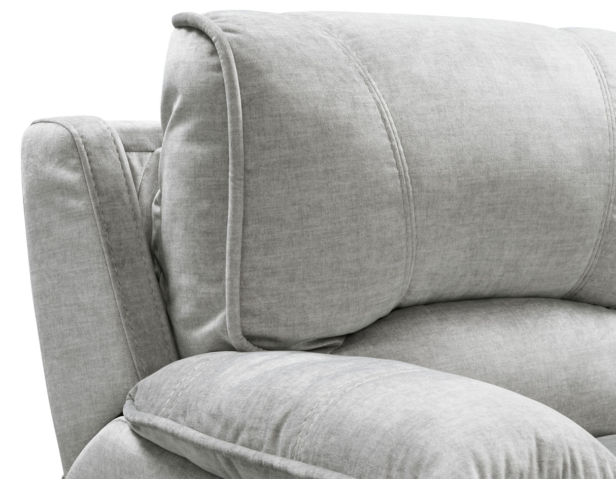 Olsen Silver Recliner, Dual-Power Zero-Gravity by Steve Silver at Eve Furniture