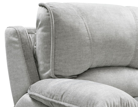 Olsen Silver Recliner, Dual-Power Zero-Gravity by Steve Silver at Eve Furniture