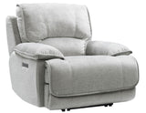 Olsen Silver Recliner, Dual-Power Zero-Gravity by Steve Silver at Eve Furniture