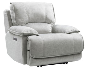 Olsen Silver Recliner, Dual-Power Zero-Gravity by Steve Silver at Eve Furniture